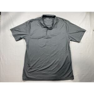 Bolle Men's Gray & Black Short Sleeve Collared Polo Golf Tee Shirt Size X Large